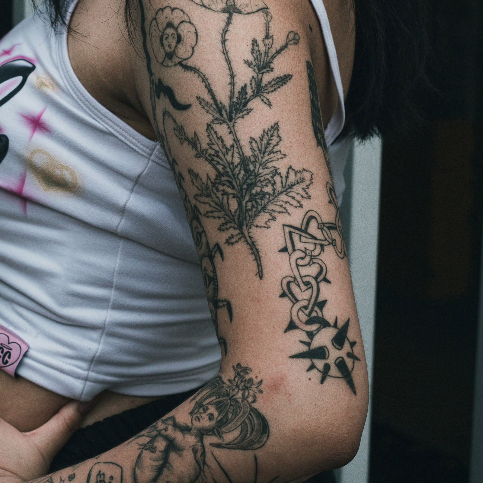 Illustrative tattoo style