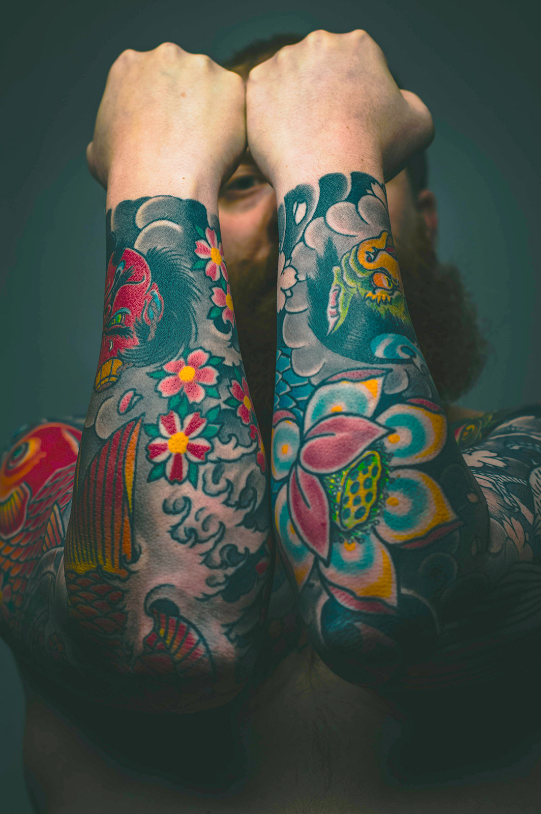Custom tattoo work by Hannah Templeton 1