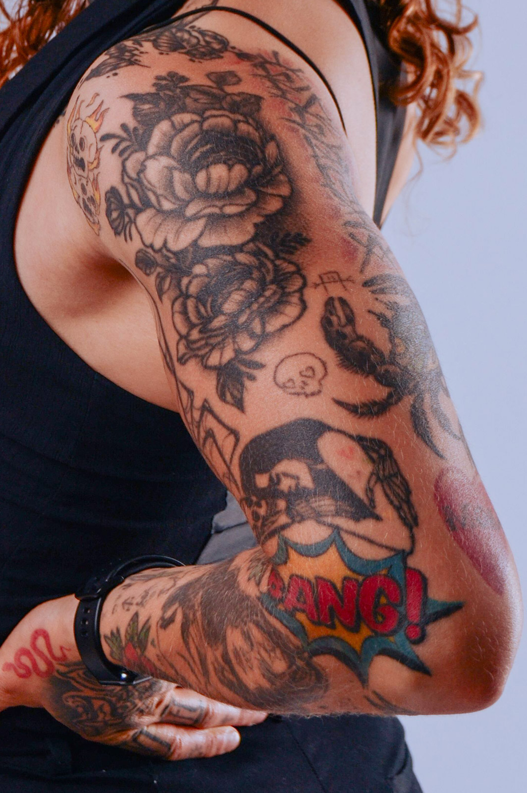 Custom tattoo work by Hannah Templeton 2